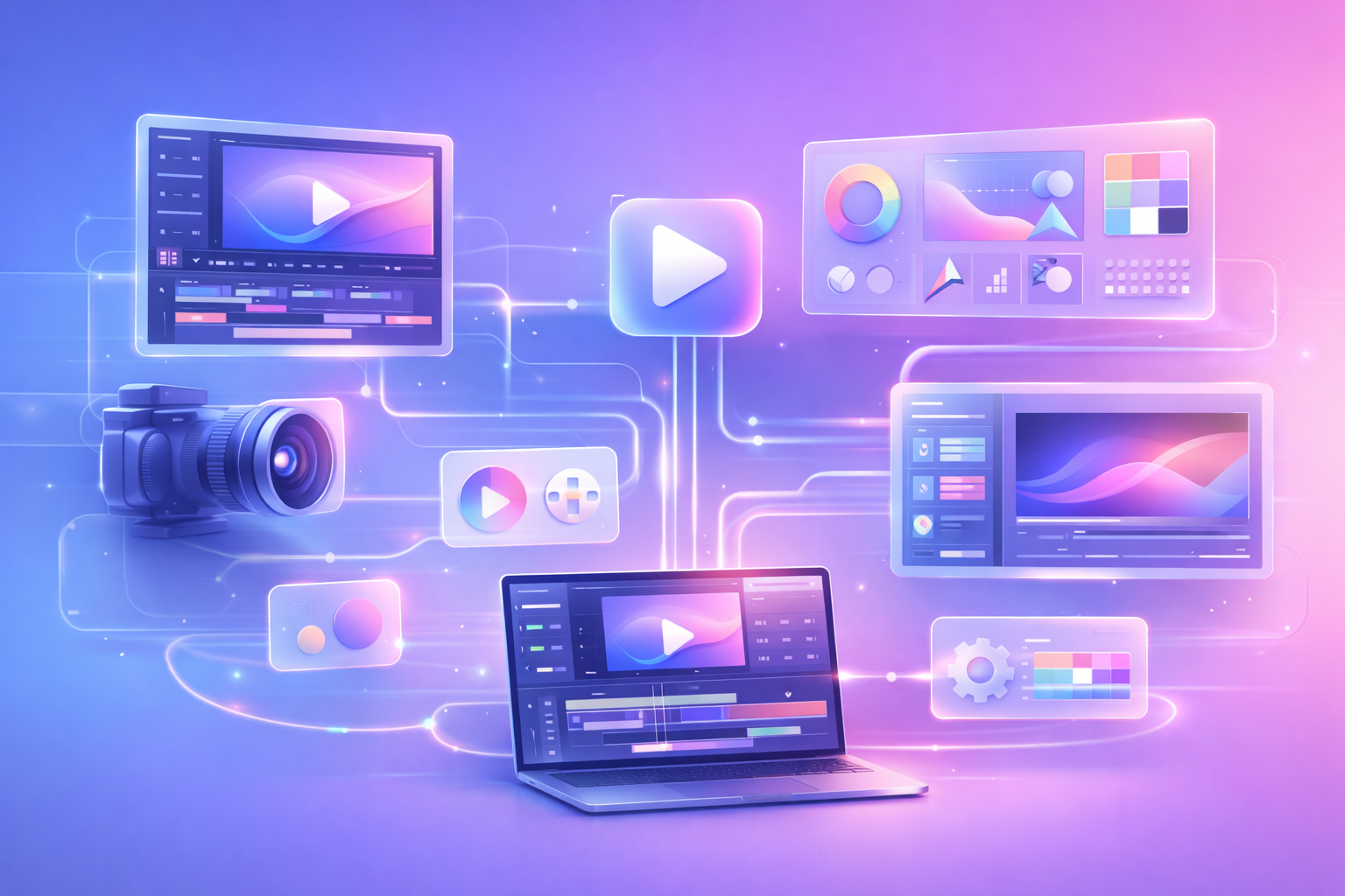 Creative digital workflow for video and design tools